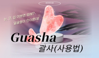 괄사(Gua Sha)제대로 사용하는 방법