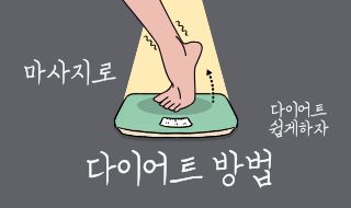 다이어트하는 방법 중 하나로  마사지가 꼽히는 이유