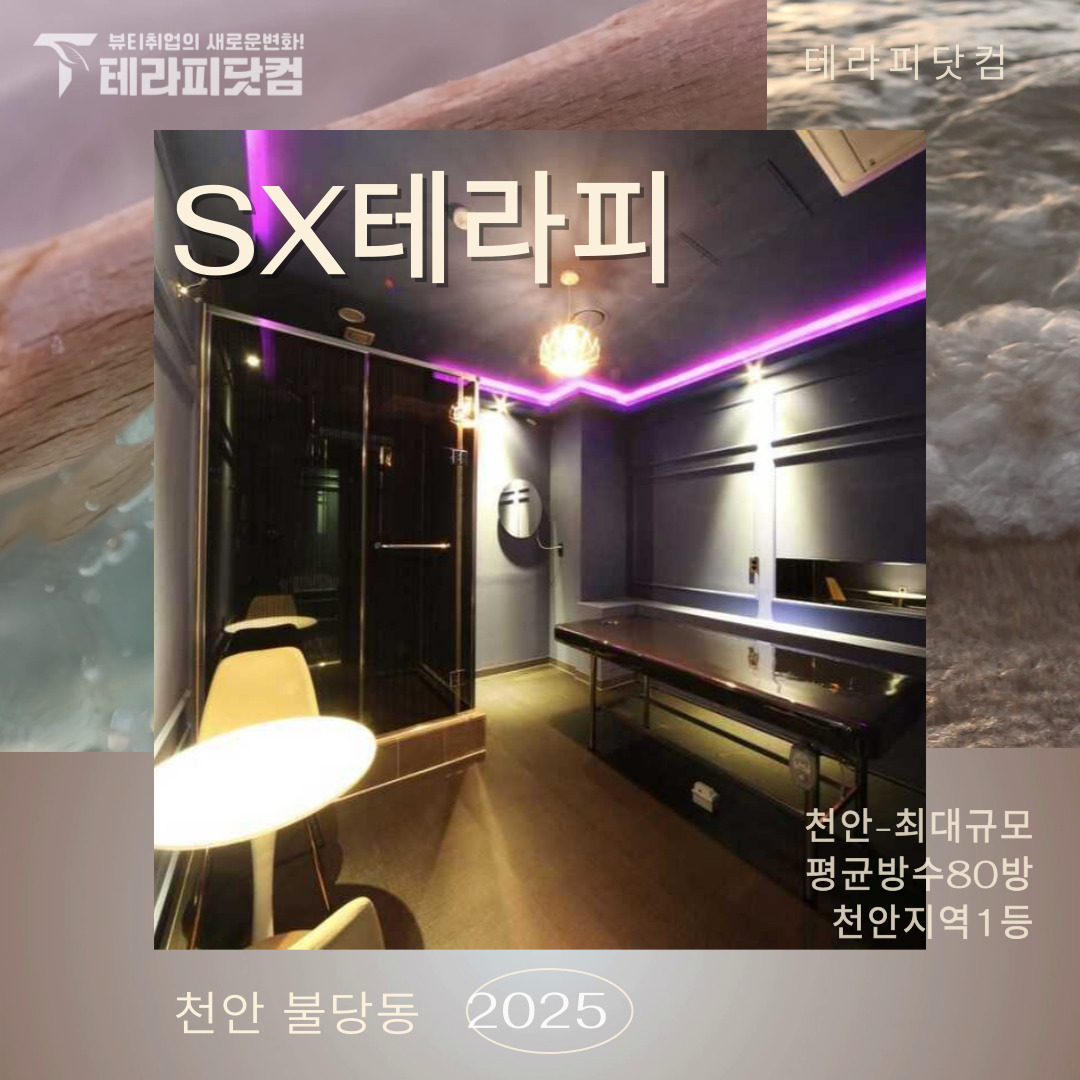 천안 불당동 [SX테라피] 마사지구인구직 인스타 포스팅