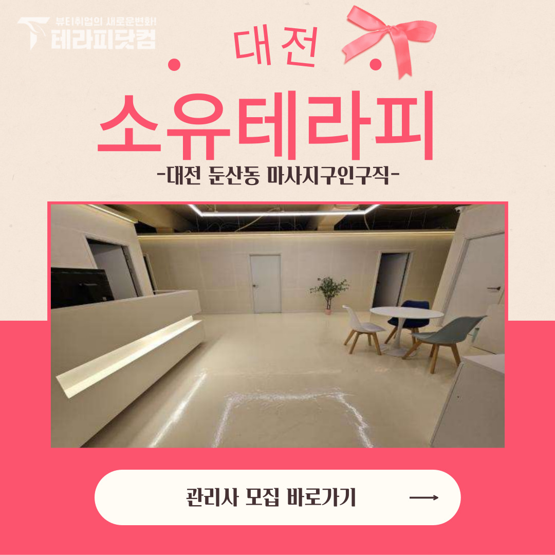 대전 둔산동 [소유테라피] 마사지구인구직 인스타 포스팅