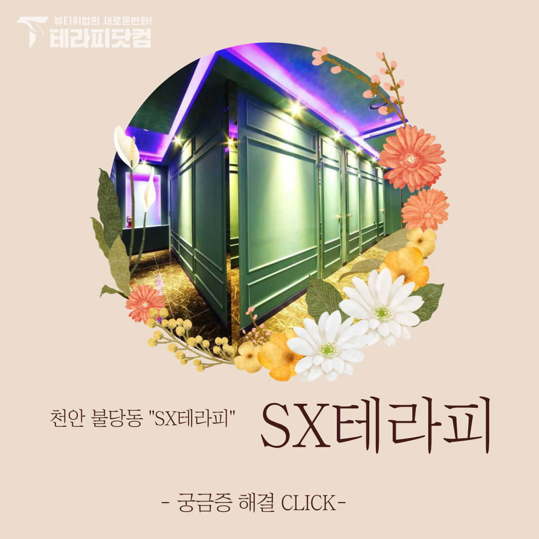 천안 불당동 [SX테라피] 마사지구인구직 인스타 포스팅